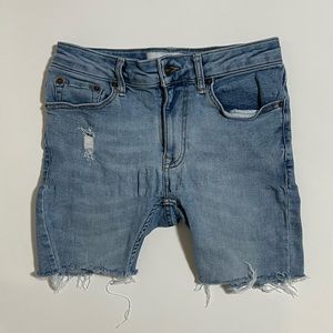 Ripped Jean shorts